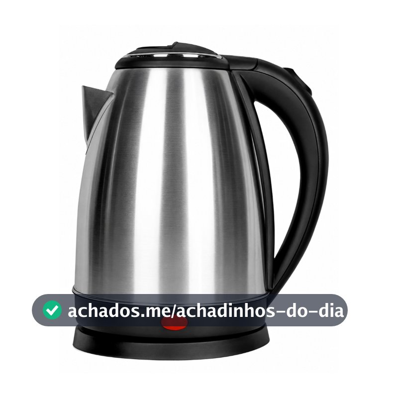 Chaleira Elétrica Inox Desligamento Automático Ferve Água Rápido Jarra Elétrica