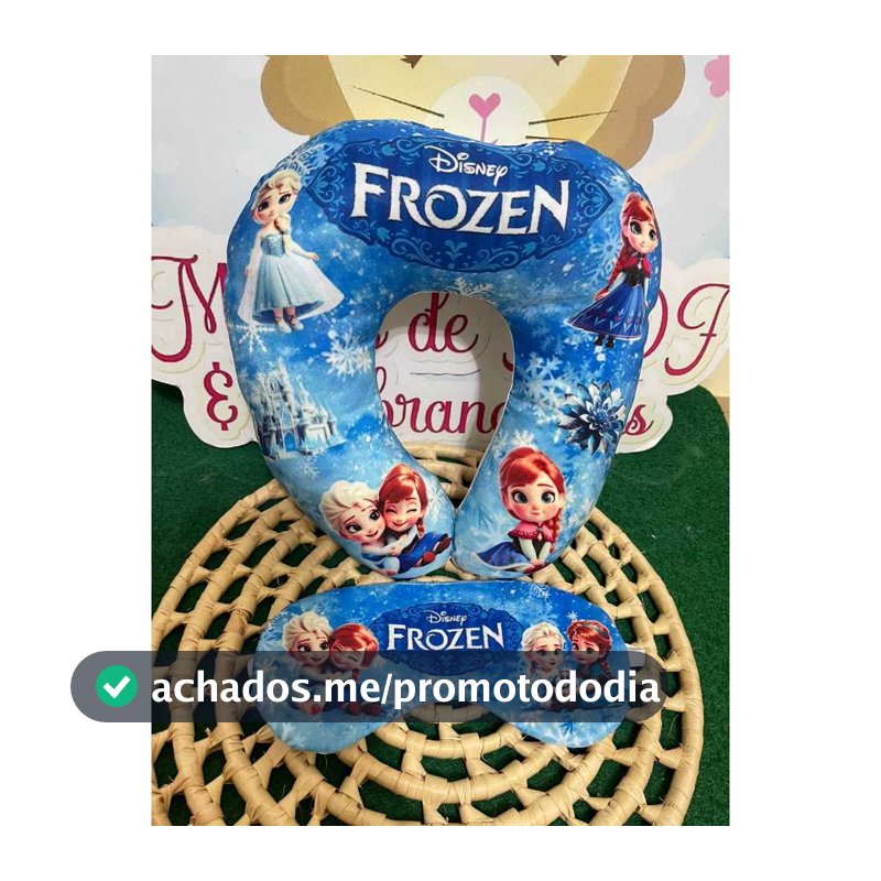 kit soninho almofada de pescoço com tapa olho