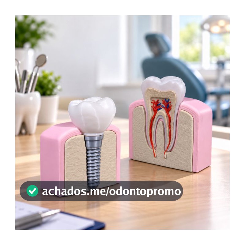 Modelo Anatômico Dente Molar ou Implante Estudo Anatômico Boca Dente. Decoração, presente, dentista