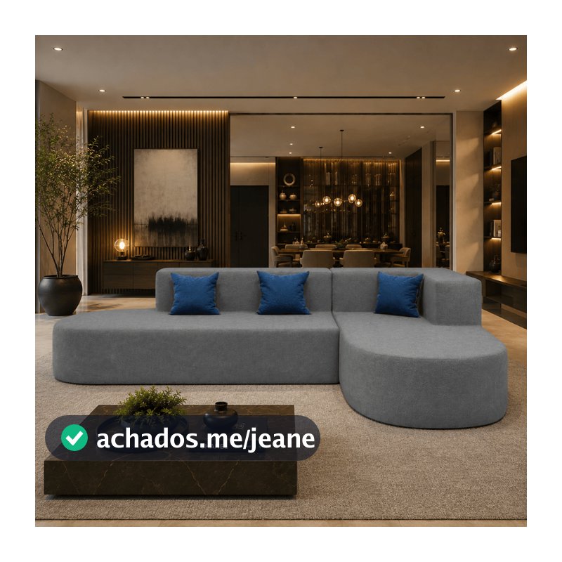 Sofá Modular Design Moderno Confortável Sala Estar Luxo Decoração Sofá Grande Aconchegante