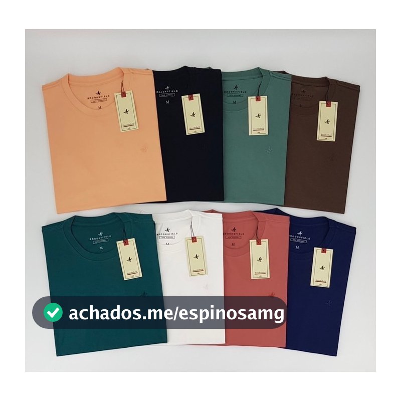 Camiseta masculina básica Brooks