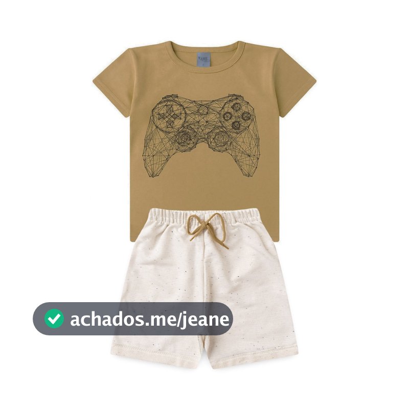 Conjunto Infantil Menino Roupa de Criança masculino Bermuda e Camiseta Atacado Verão L14