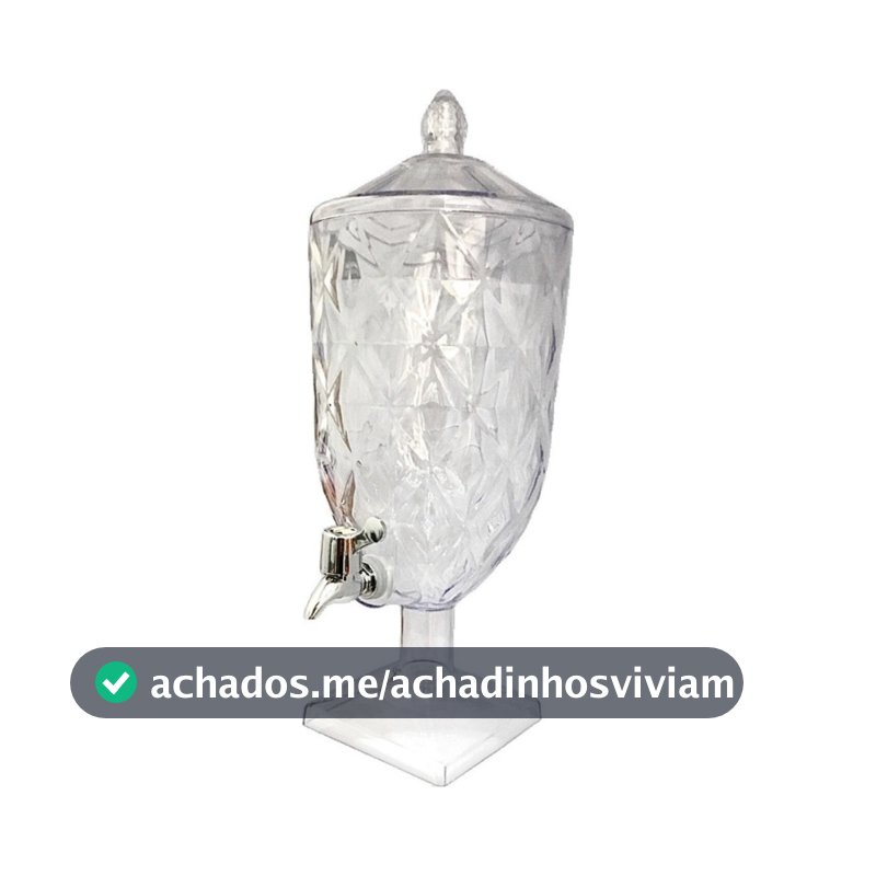 Suqueira 4,5L Transparente P/ Bebidas Super Promoção Envio Imediato