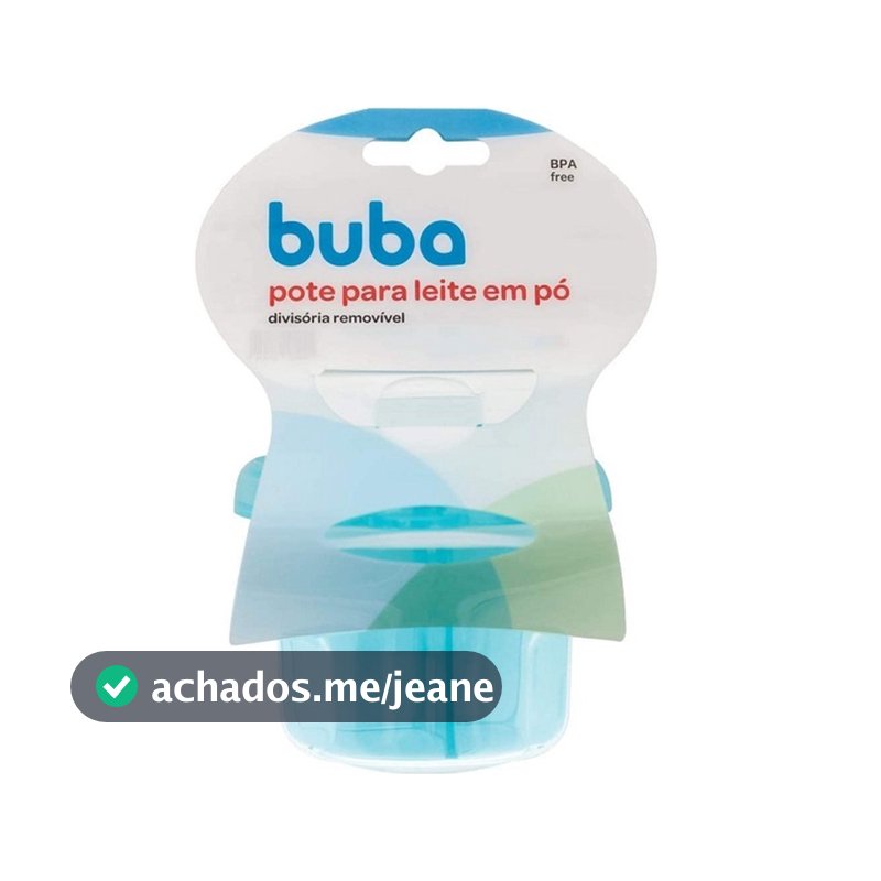Porta Leite Em Pó Com Divisórias Removíveis 300ml Pote Dosador Medidor De Fórmula Buba