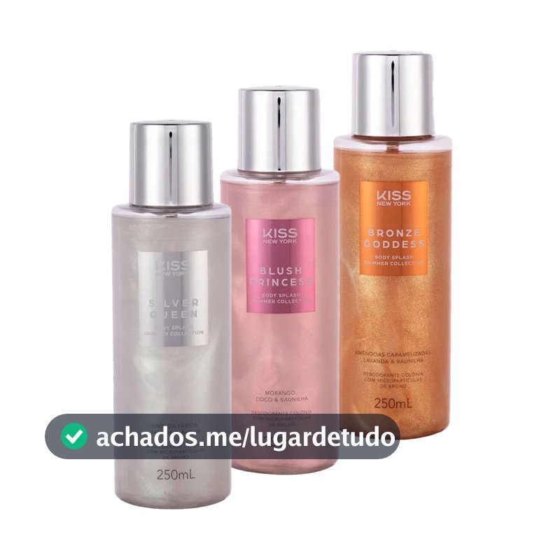 Body Splash Kiss New York Shimmer 250ml