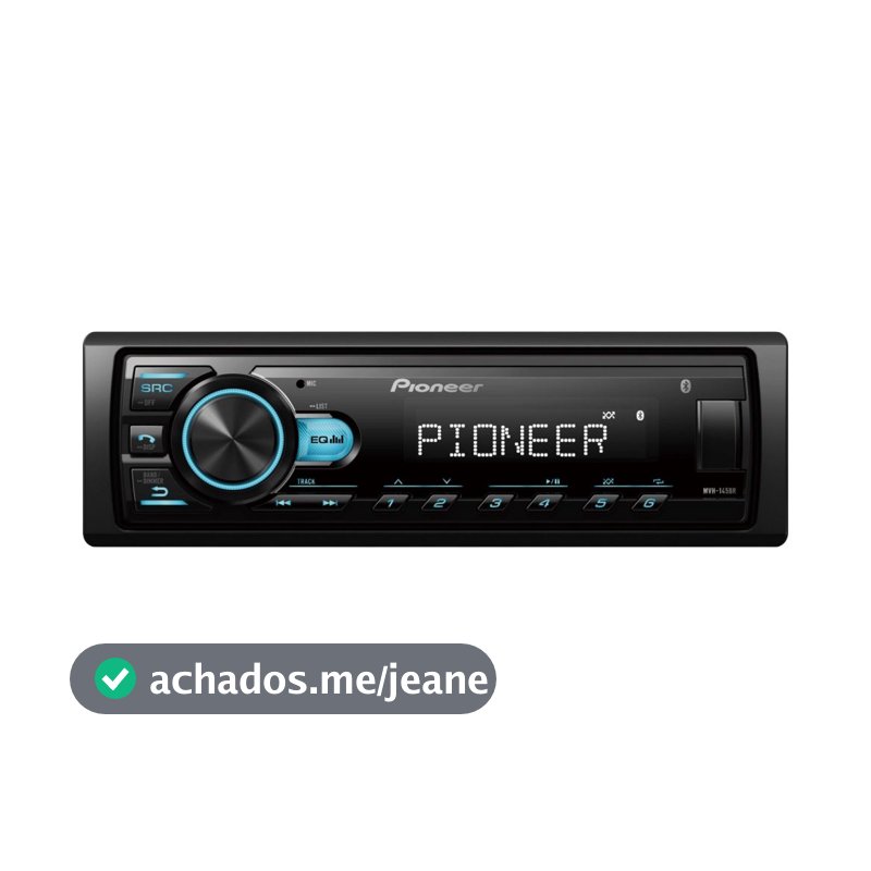 Radio Pioneer MVH-145BR Mp3 Player USB Bluetooth FM
