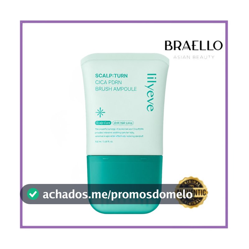 Lilyeve SCALP:TURN CICA PDRN Escova Ampola 100ml