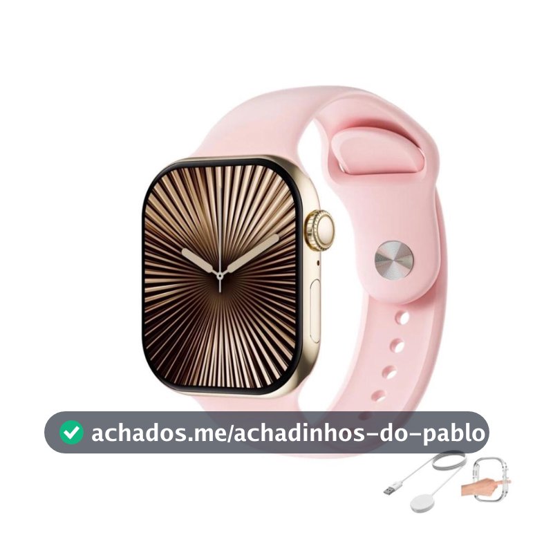 Oferta Top Smartwatch Micrower W10 Mini Pro 42mm Serie 10 2º Geração 2GB Amoled ChatGPT 24h