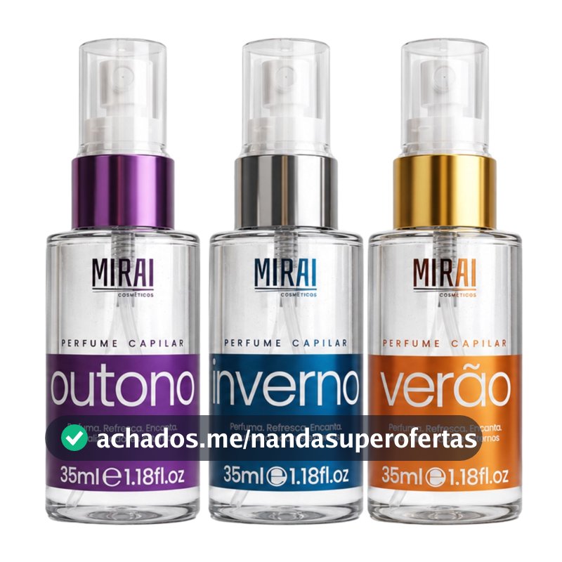 Perfume Capilar Finalizador Neutraliza Odores Verão ou Inverno 35ml Eae Brazil