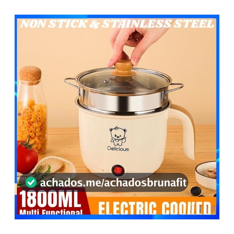 1.8L Panela De Arroz Elétrica Multi-Camadas/De Dupla Camada Dormitório Doméstico Funções