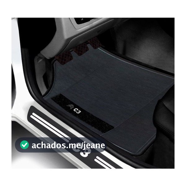 Kit Tapete E Soleira Citroen C3 Universal Carro personalizado