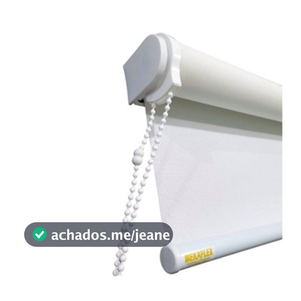 Cortina Persiana Rolon Rolo Tela Solar branco para portas e janelas de quarto sala cozinha sacada