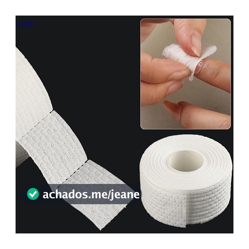 [pebr] 500/1000 Unidades Rolo Sem Fiapos Removedor De Esmalte Em Gel Para Arte Unhas Almofada De Algodão Limpeza De Cosm