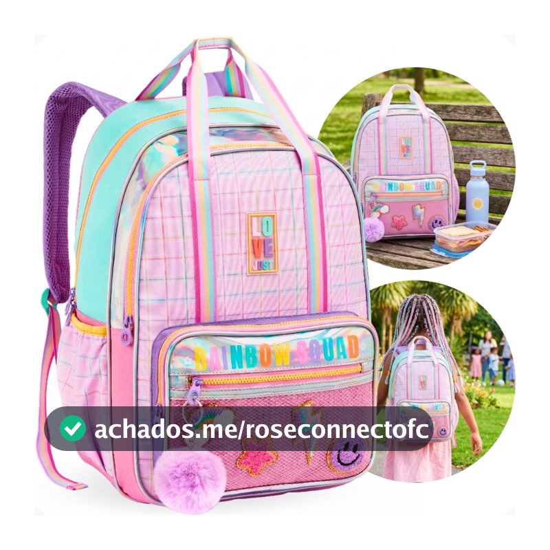 Mochila Escolar Unicórnio Feminina Decorações 4D Material Escolar 2026 Adolescente
