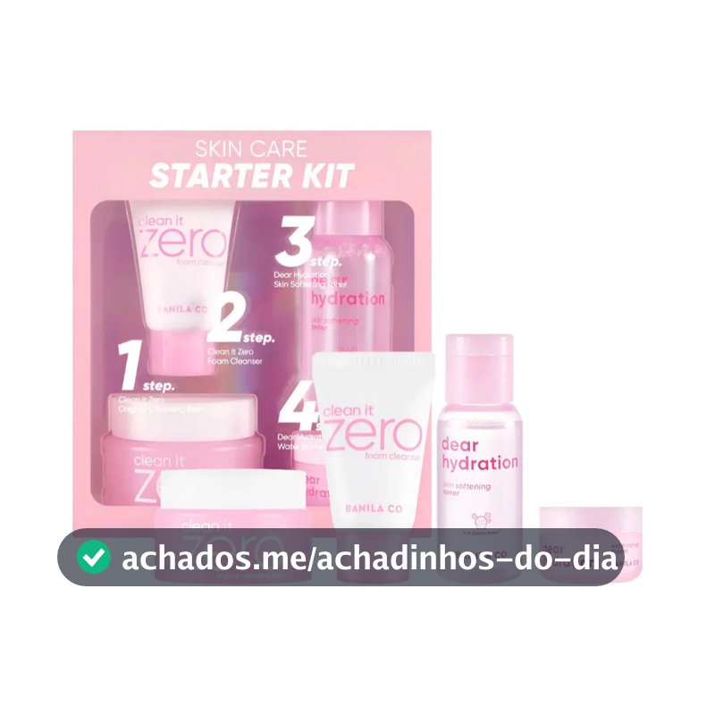 Kit Iniciante de Skin Care Coreano - Banila Co