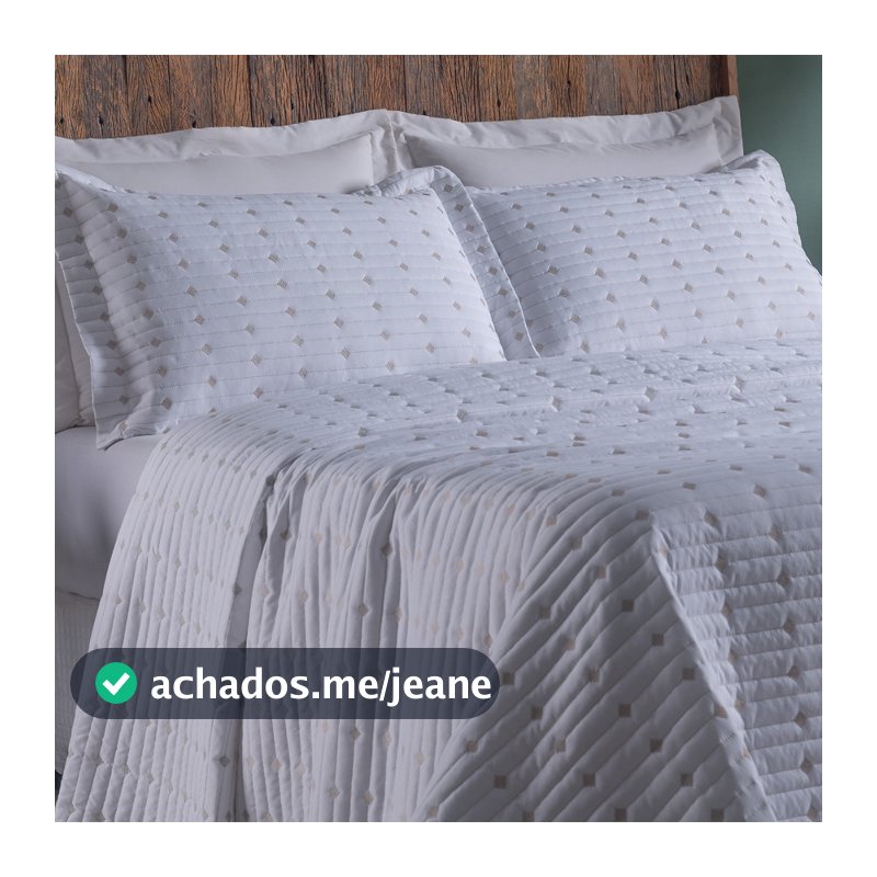 Cobre Leito Decor Para Cama SOLTEIRO / CASAL / QUEEN / SUPER KING Percal 200 Fios Bordado