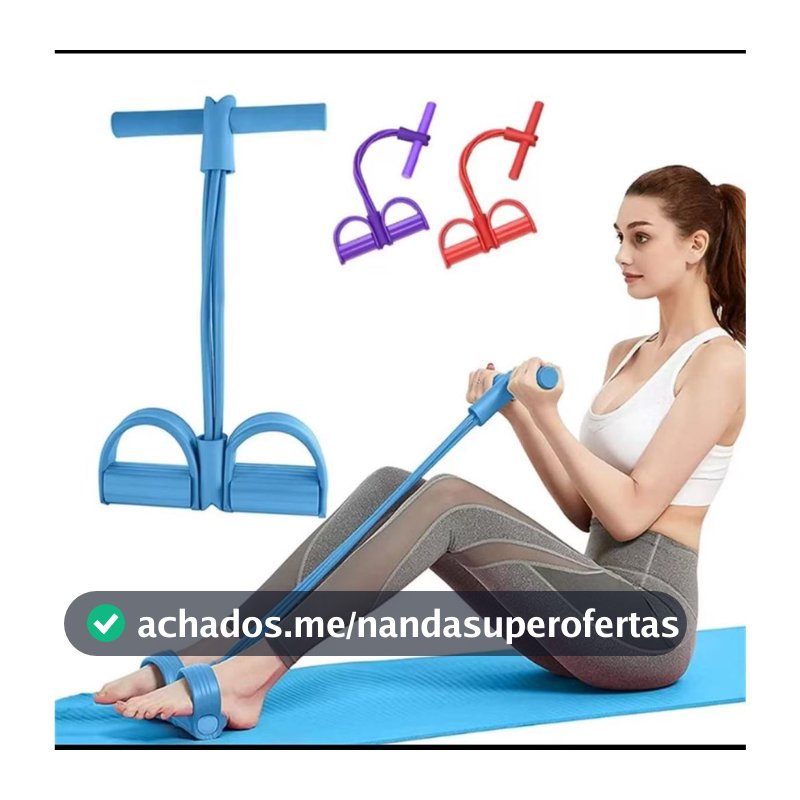 Elástico Extensor de Exercícios Pull Reducer Multi Função Academia Em Casa Uso Profissional