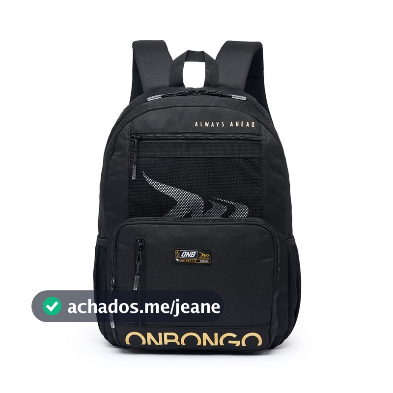 Mochila Bolsa Onbongo Executiva Trabalho Faculdade Escolar Reforçada
