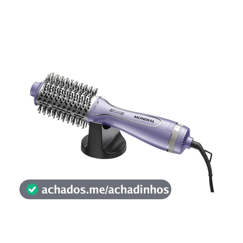 Escova Secadora Mondial Space Shine Slim Es-21 1300W