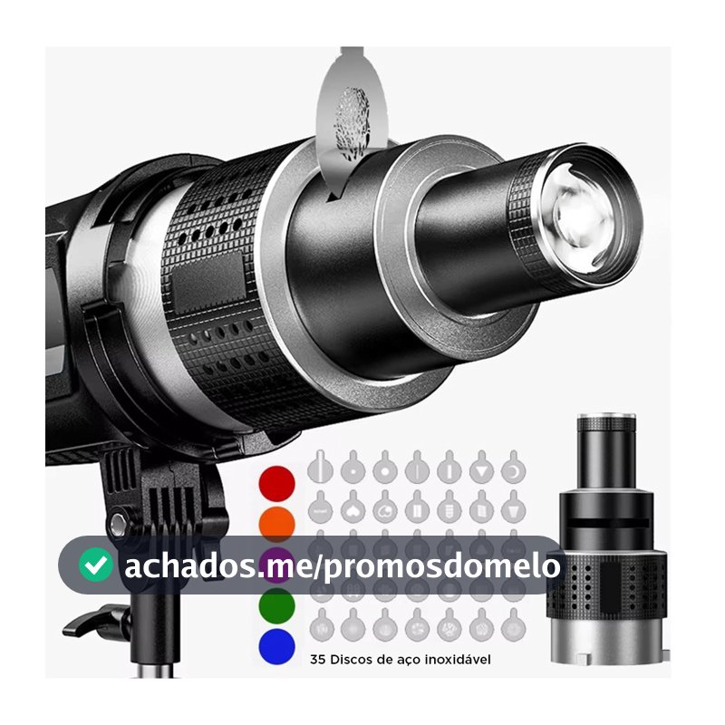 VEDO Fotografia Flash Snoot Lente Cônica Kit De Luz De Estúdio Fotográfico De Vídeo