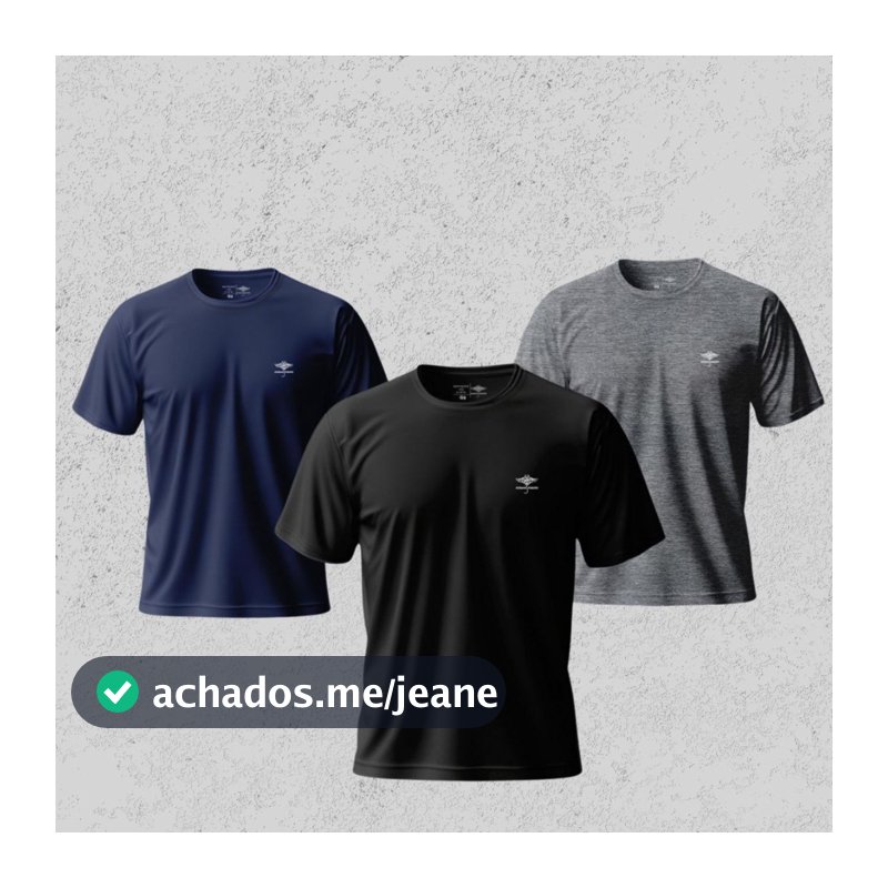Kit 3 Camiseta Masculinas Dry Fit Manga Curta e Raglan Academia Treino Verão Proteção UV