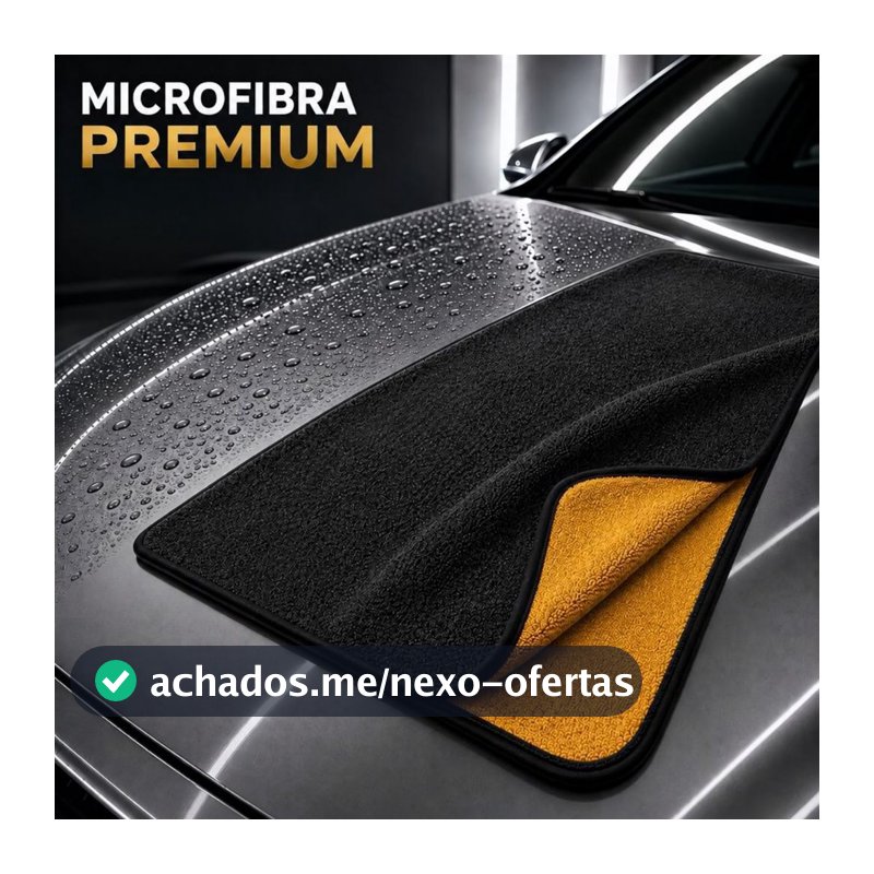 Pano Microfibra Toalha Grande Limpar Casa moveis Secar Carro Automotivo Lavagem Secagem Polimento