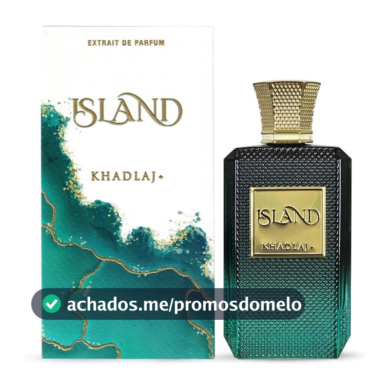 Perfume Árabe Khadlaj - Island 100 ml - LANÇAMENTO Inspirado em Le Beau