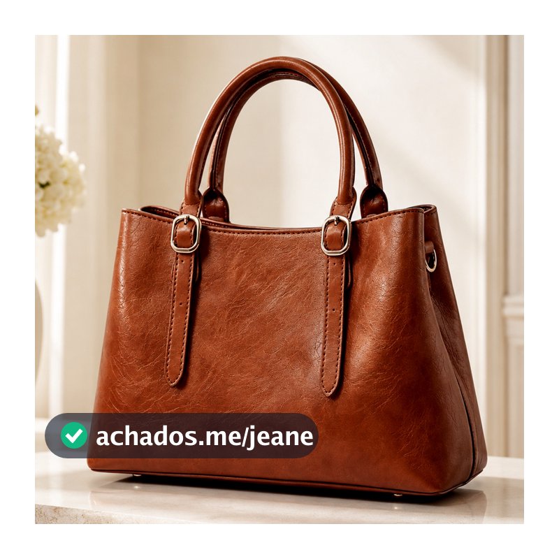 Bolsa Tote Feminina PU Grande Capacidade com Lenço Alça Removível Ajustável Ombro Transversal para Trabalho e Dia a Dia
