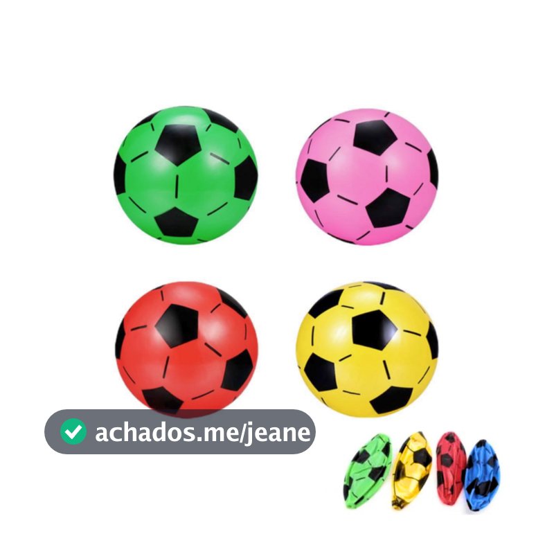 Kit Bolas de Vinil Infantil Coloridas Futebol Pingo Dente de Leite  10 15 25 35 45 Unidades