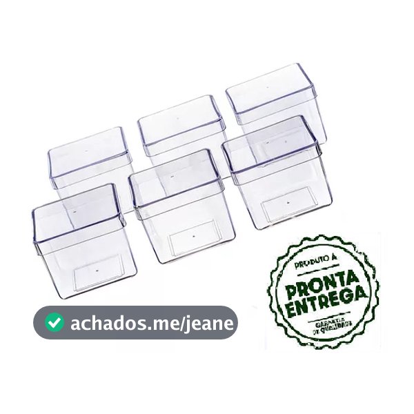 Kit 20 Caixinhas Transparente 5x5x4 cm - Ideal para Decoração de Festa 🎉