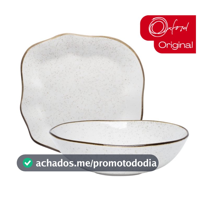 Conjunto Travessa Saladeira Baixelas Para Servir Ryo Maresia Areia Oxford Porcelanas