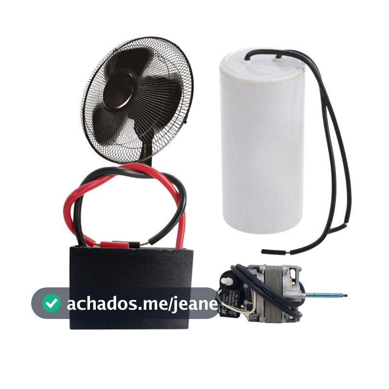 kit 50 Capacitor CBB61/CBB60 Ventilador Partida 110/220v Modelo 250/450V 2uF a 12Uf 50/60Hz UNIFY