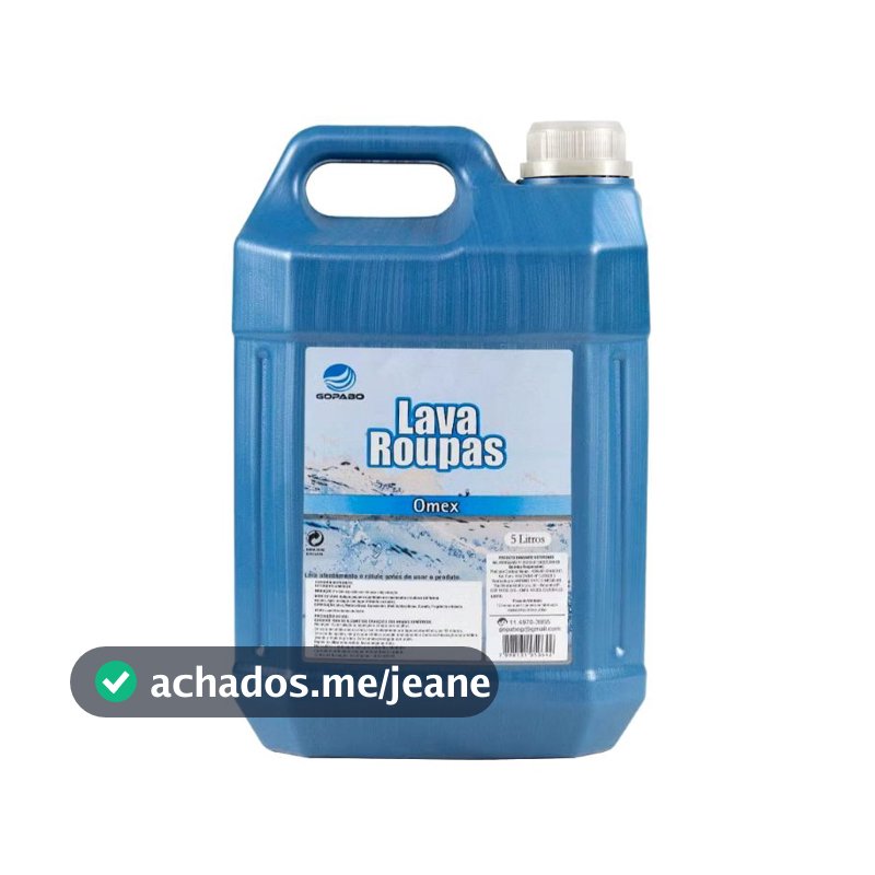 SABÃO LIQUIDO AZUL OMEX 5 LITROS - GOPABO