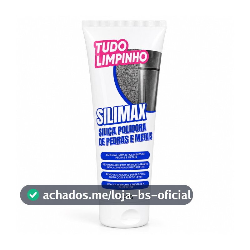 SILIMAX POLIDORA PEDRAS E METAIS 320G TUDO LIMPINHO
