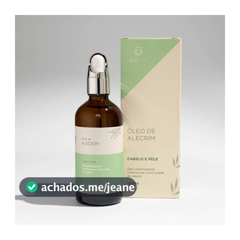 Óleo de Alecrim Vegetal 100%Puro