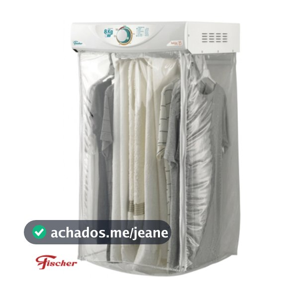 Secadora de Roupas de Parede Fischer Super Ciclo 8Kg Branca Compacta e Eficiente