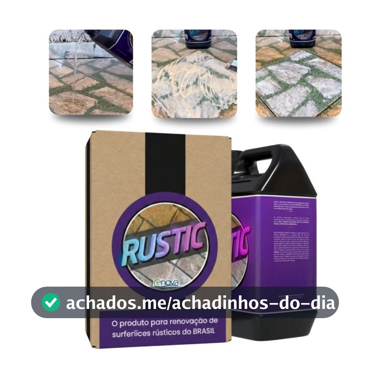 Rustic Revitaliza Limpa Sujidades Eficiente Quintal Calçada