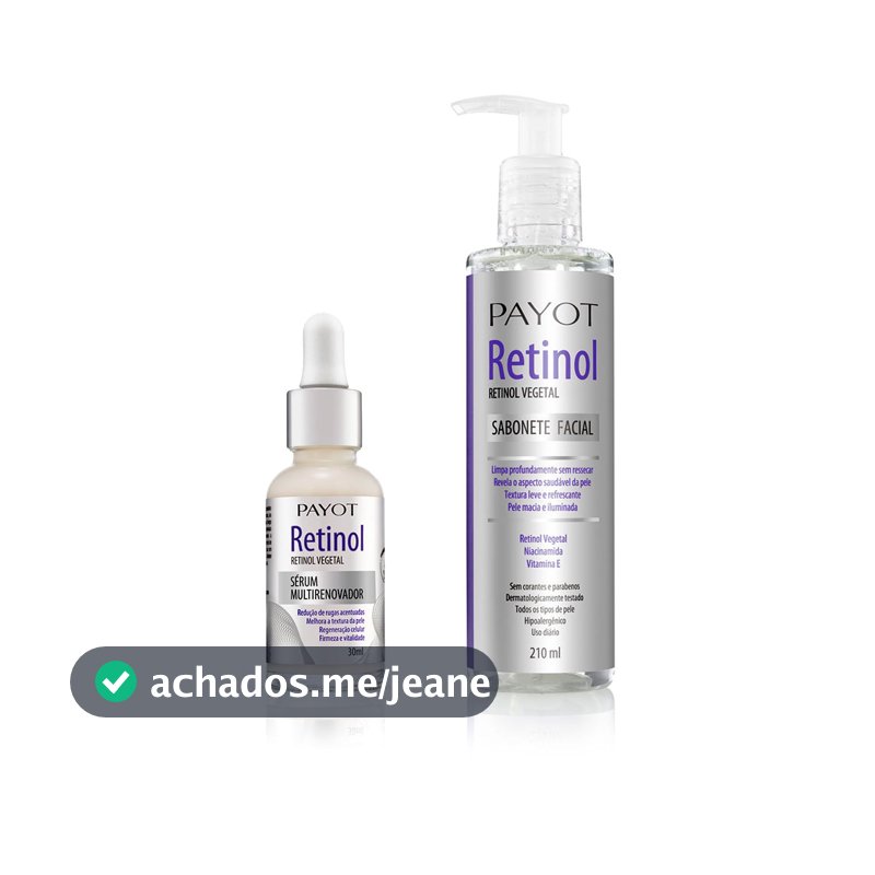 Kit Limpeza e Tratamento Retinol Payot
