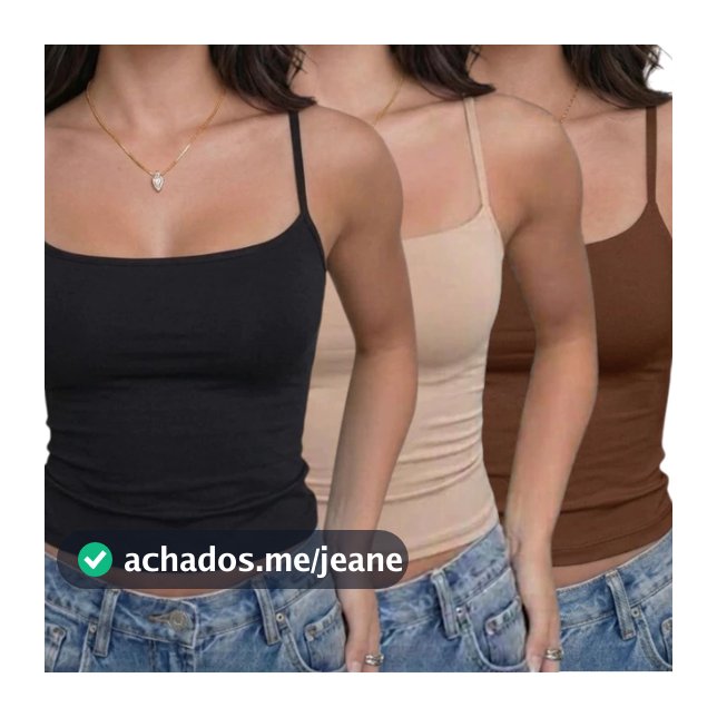 Kit 3 Regata  Feminina  AlÇA fIna Suplex Moda Fitnes Academia DIA A DIA