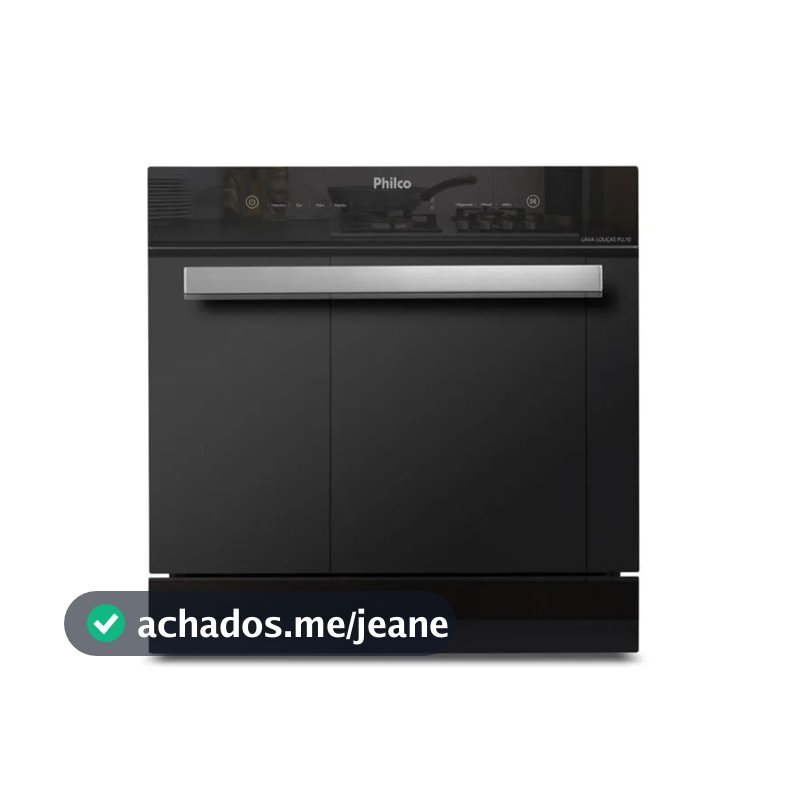 LAVA LOUÇAS PHILCO 10 SERVIÇOS 6 OPÇÕES DE LAVAGEM PLL10 PRETO