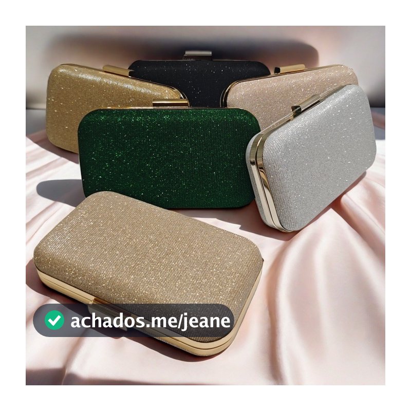 Bolsa clutch festa Casament bolsa com brilho de fest  Carteira Feminina Com Glitter madrinha W168-13