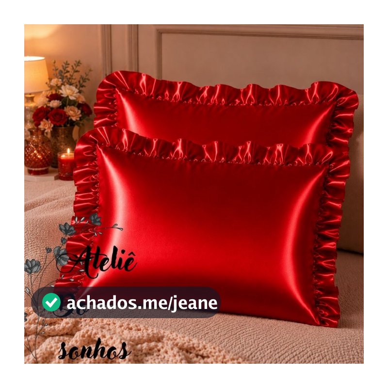 kit par de fronhas liz lindas Cetim anti friz luxo porta capa para  travesseiro para camas luxo
