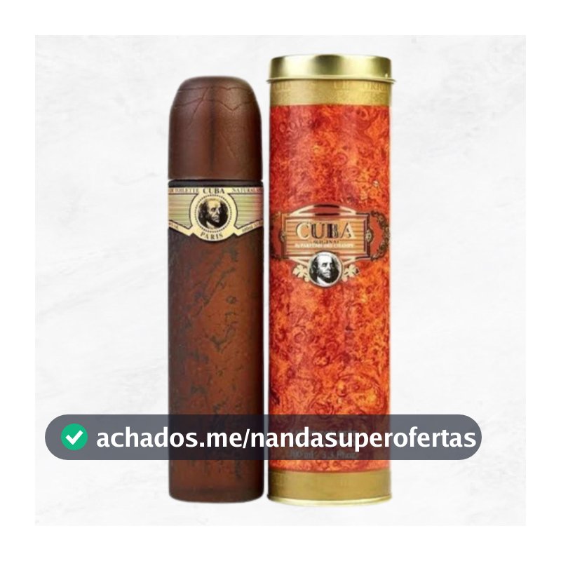 CUBA GOLD: Perfume Importado Masculino 100ml Cuba Paris Eau de Toilette
