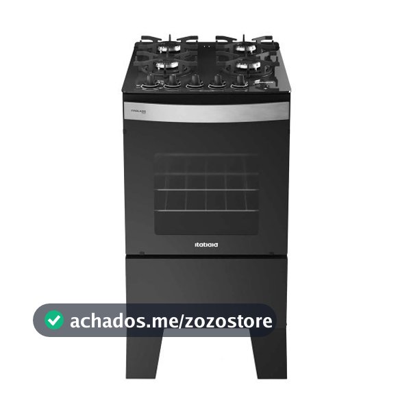 Fogão de Piso Itatiaia 4 Bocas Itaglass Plus