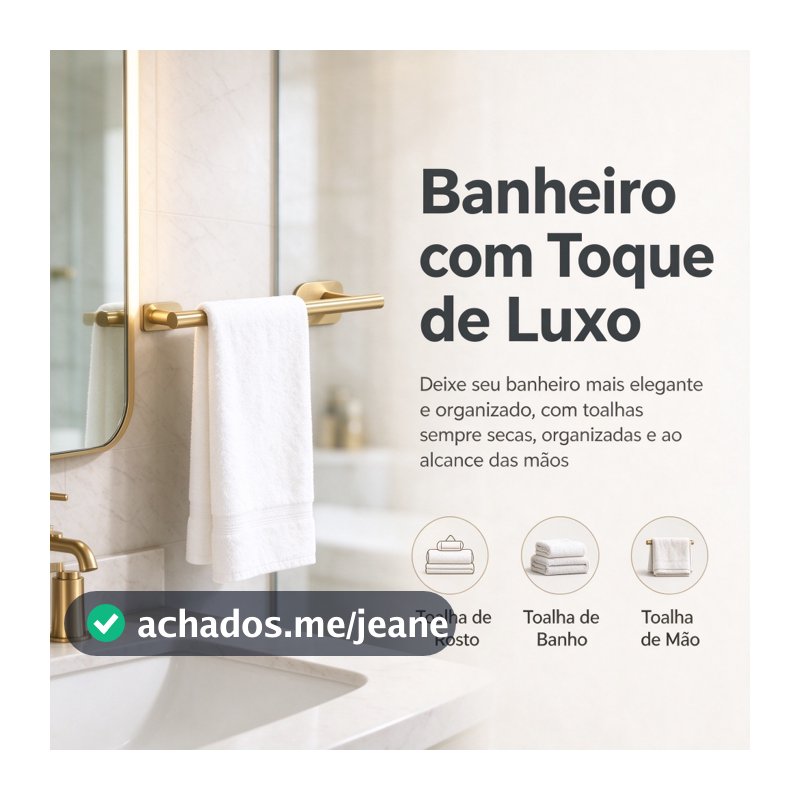 Porta Toalha De Banheiro Inox Suporte Toalheiro Solteiro Acessórios Para Banheiro