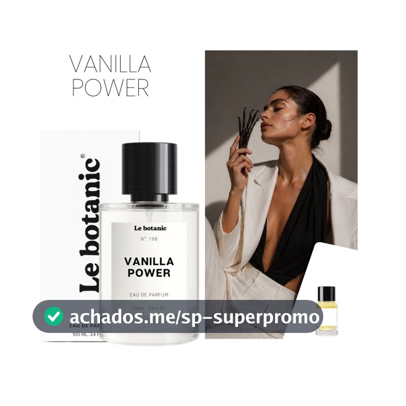 Perfume Vanilla Power - Le botanic - EDP - Alta Fixação