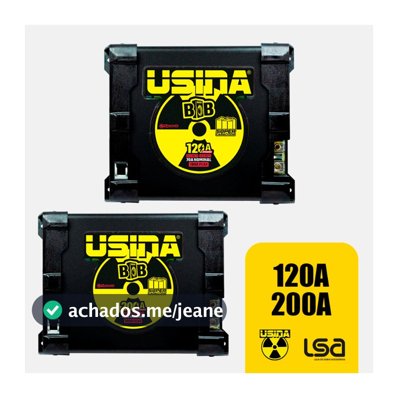 Fonte e Carregador de Bateria Dynamic Bivolt Automática Super Capacitor para Som Automotivo e Caixa Bob de 120A ou 200A