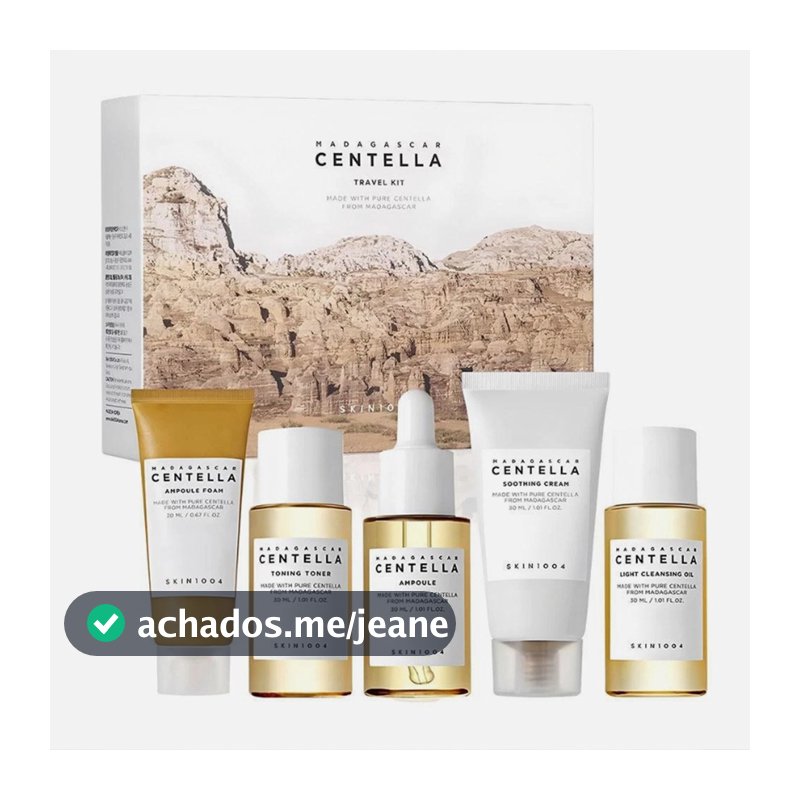 Conjunto de viagem Pyan 1004 Centella Asiatica 5 peças 3LMH