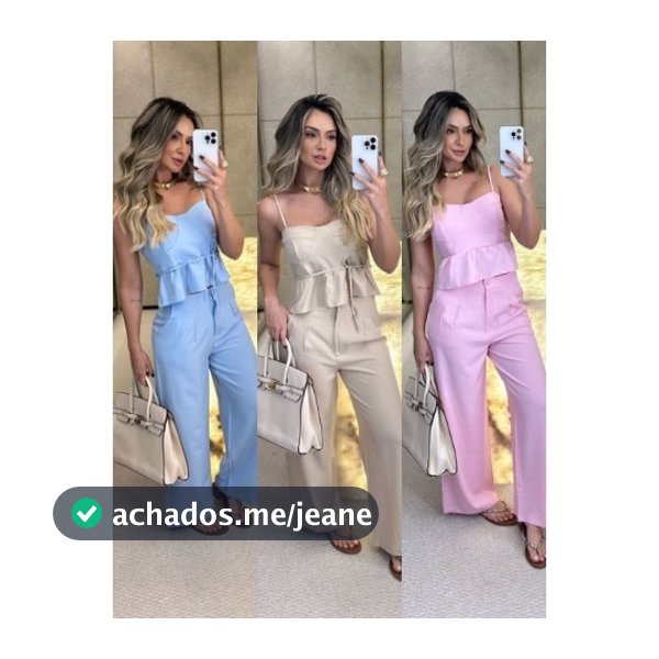 CONJUNTO ALFAIATARIA FEMININO ELEGANTE SOCIAL TRABALHO