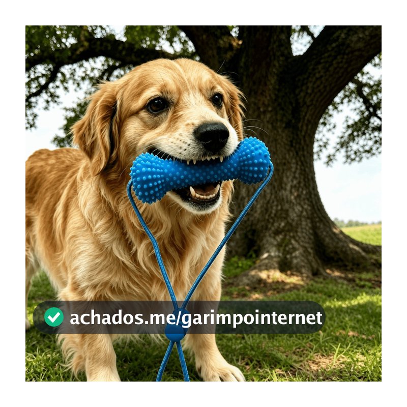 GODNESSFO Dog Chews Toy , Adereço Canino De Dupla Ação Em PVC De Escovação Rápida